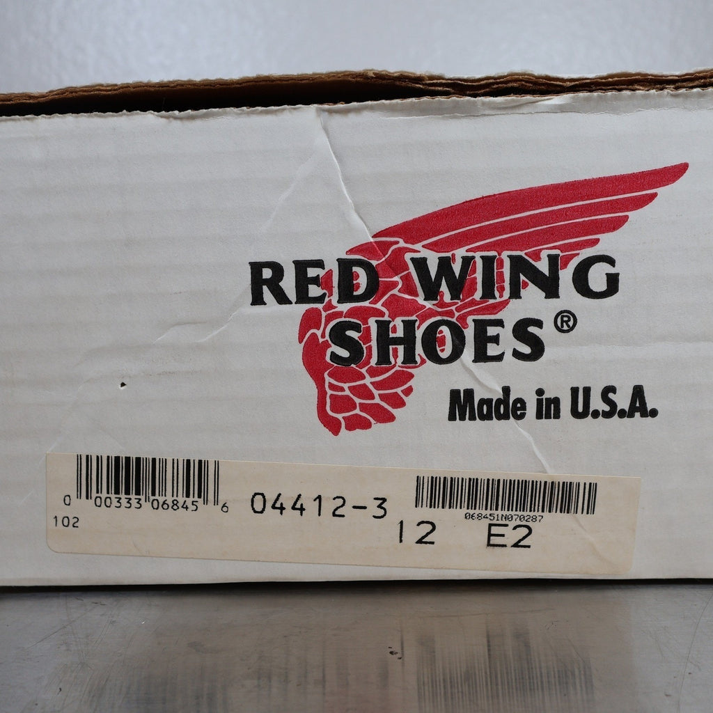 Red Wing 4412-3 Work Boots Mens 12 E2 Brown Leather Steel Toe EH New
