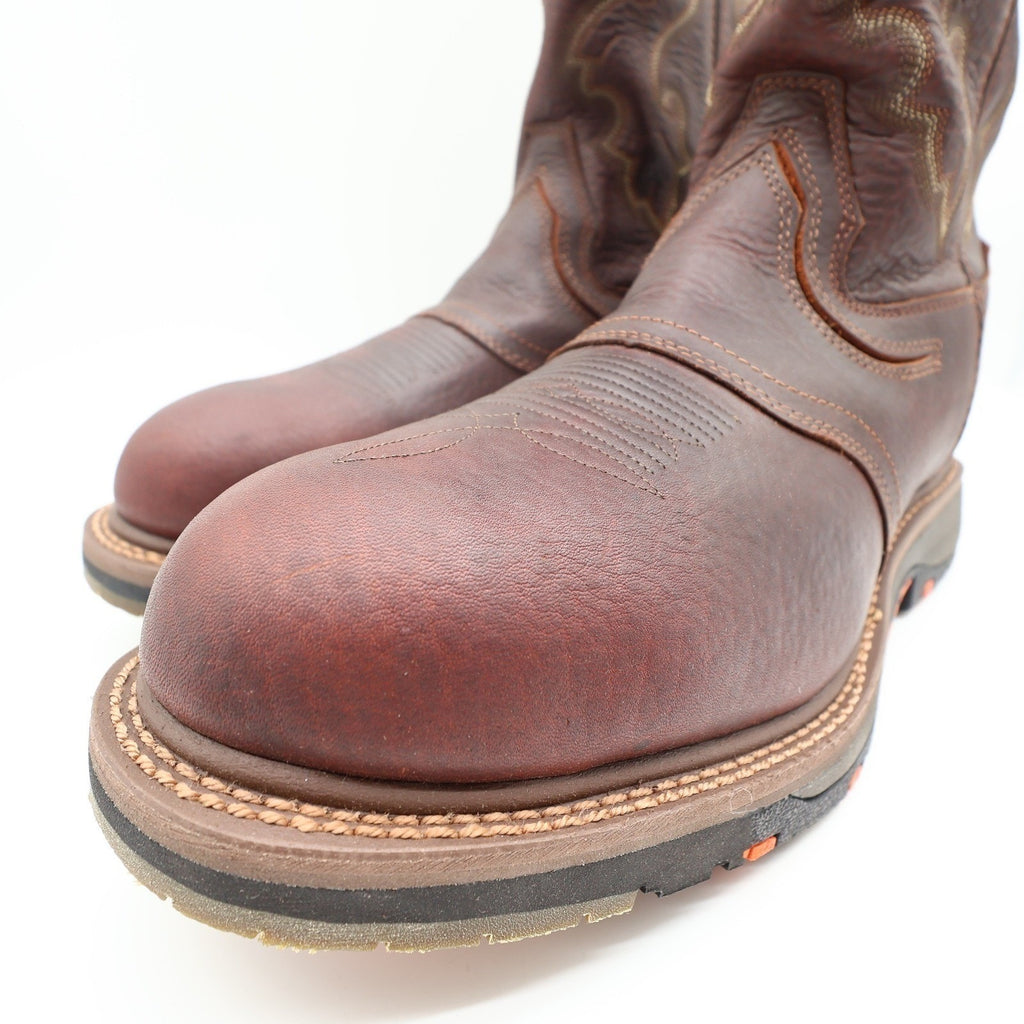 Double-H Roper Work Boots Mens 12 D Brown Leather Composite Toe DH5133 NWT Box