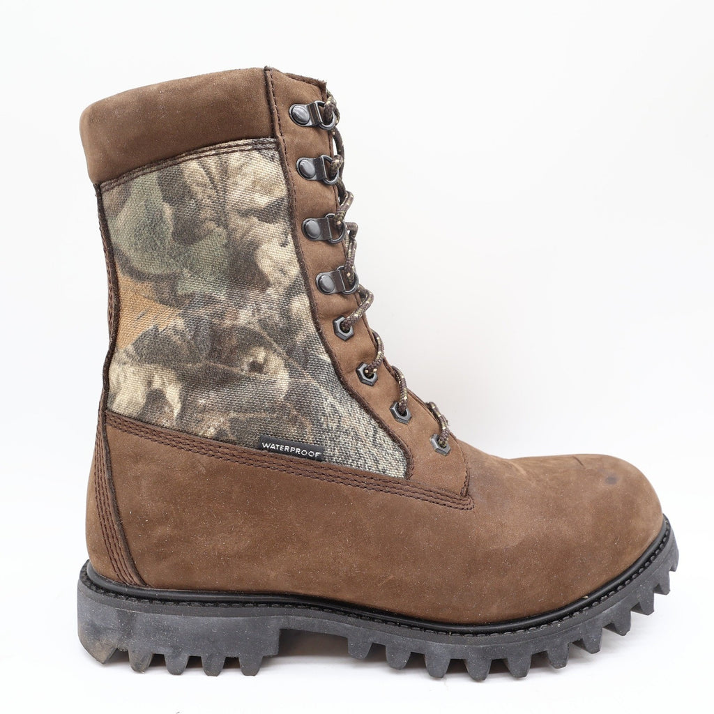 Browning 30300 Hunting Boots Mens 8 Coffee Camo Leather Waterproof New