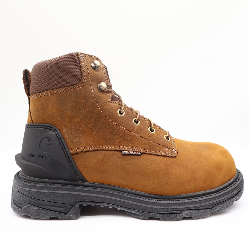 Carhartt Ironwood Work Boots Mens 9.5 M Brown Leather Alloy Toe Waterproof NWT - take2supply