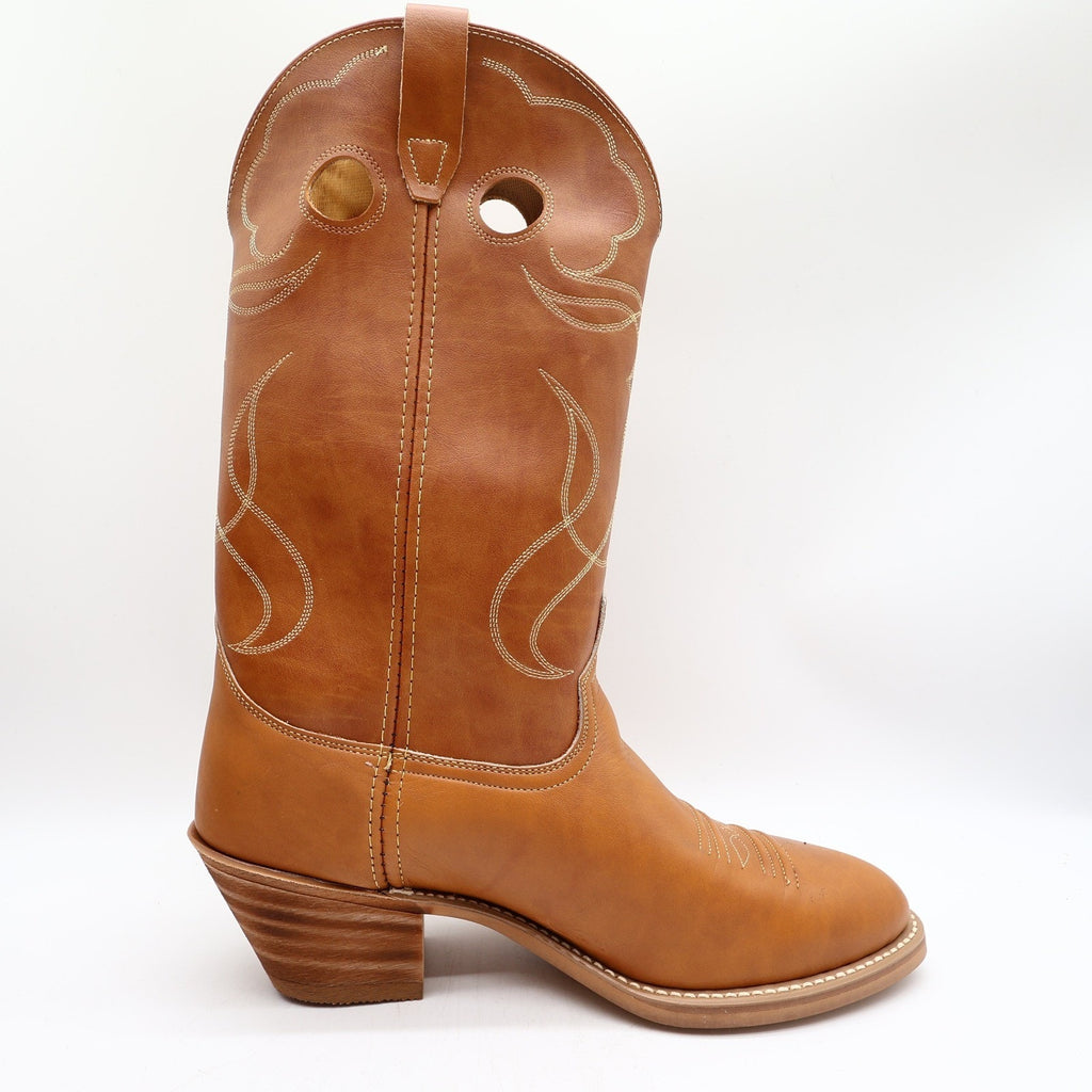 Acme Vintage 80s Western Cowboy Boots Mens 10.5 EW Brown Leather Box NWT