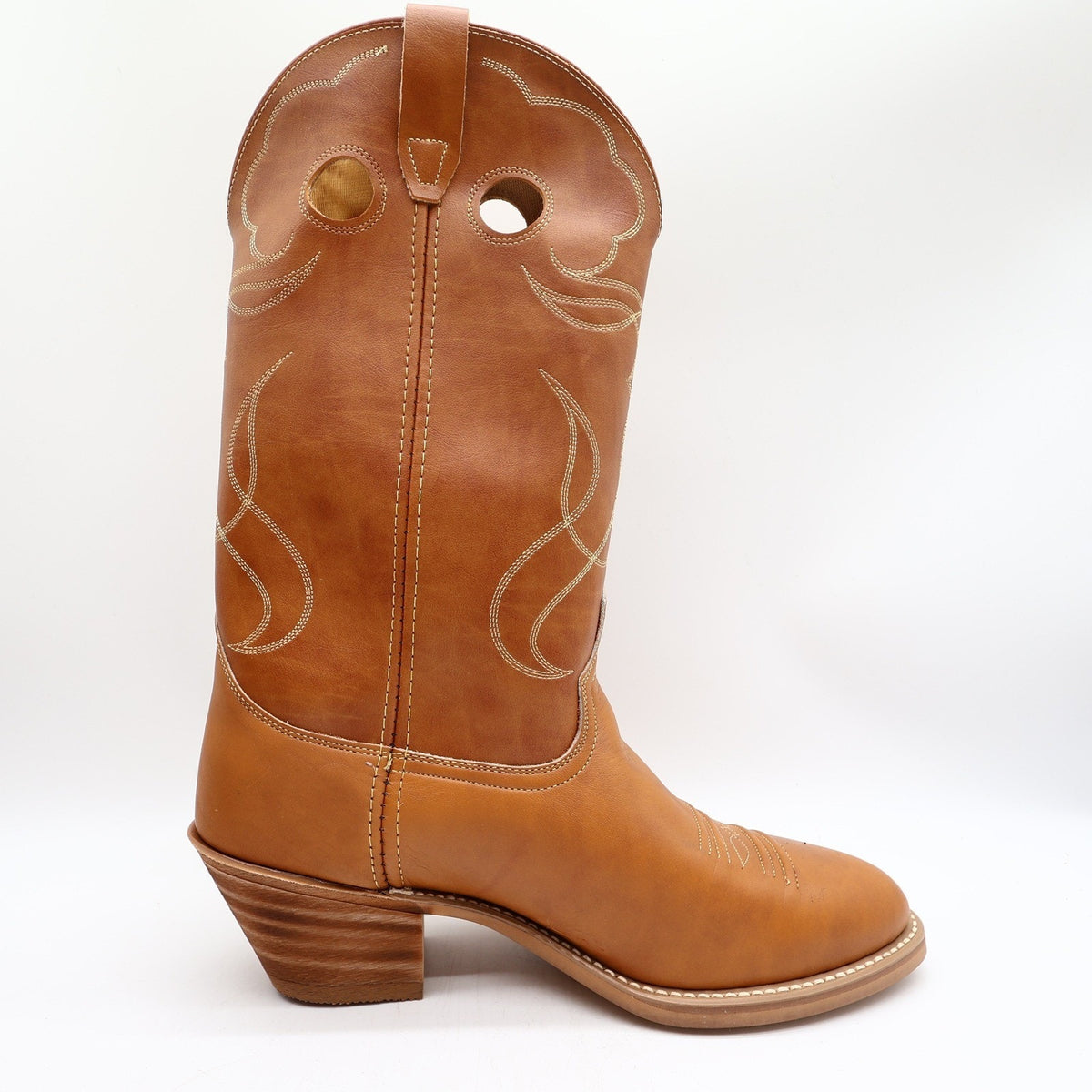 Acme Vintage 80s Western Cowboy Boots Mens 10.5 EW Brown Leather Box NWT