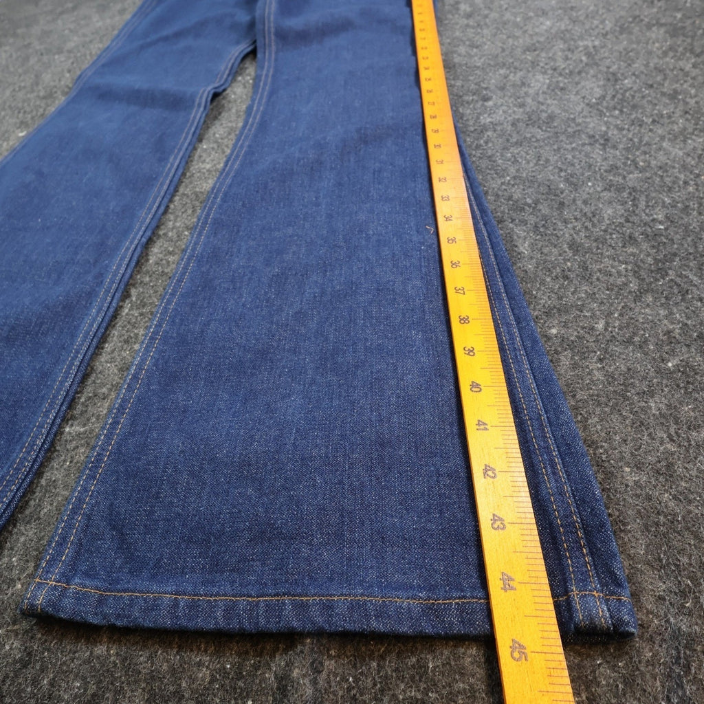 Maverick Vintage 70s Flare Jeans Mens 32XL Blue Cotton USA Made NOS NWT
