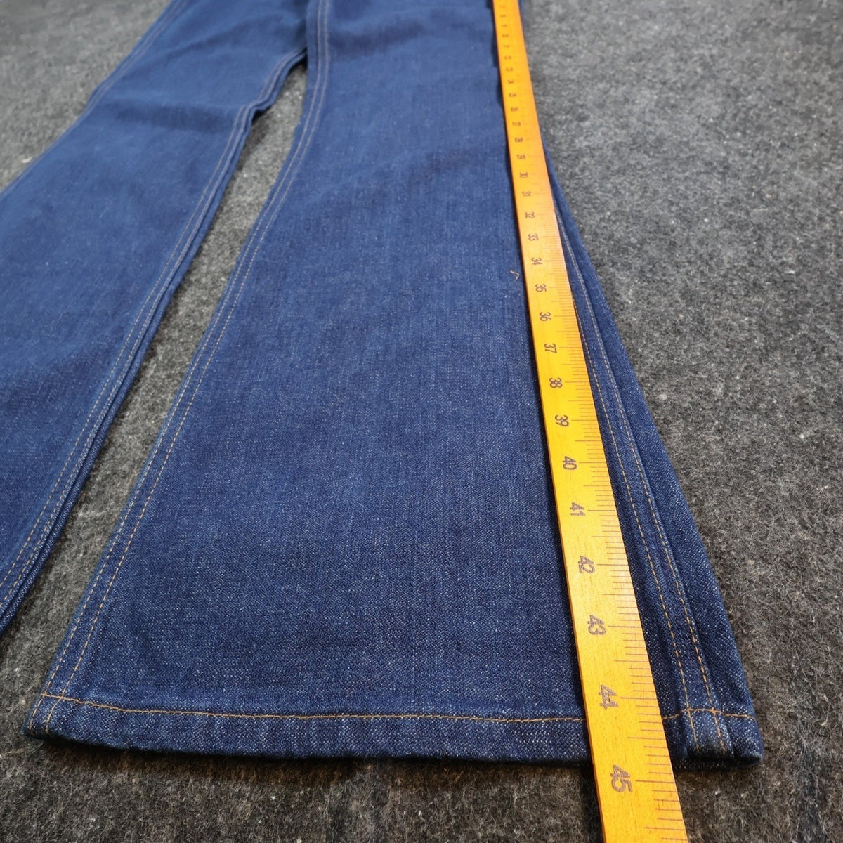 Maverick Vintage 70s Flare Jeans Mens 32XL Blue Cotton USA Made NOS NWT