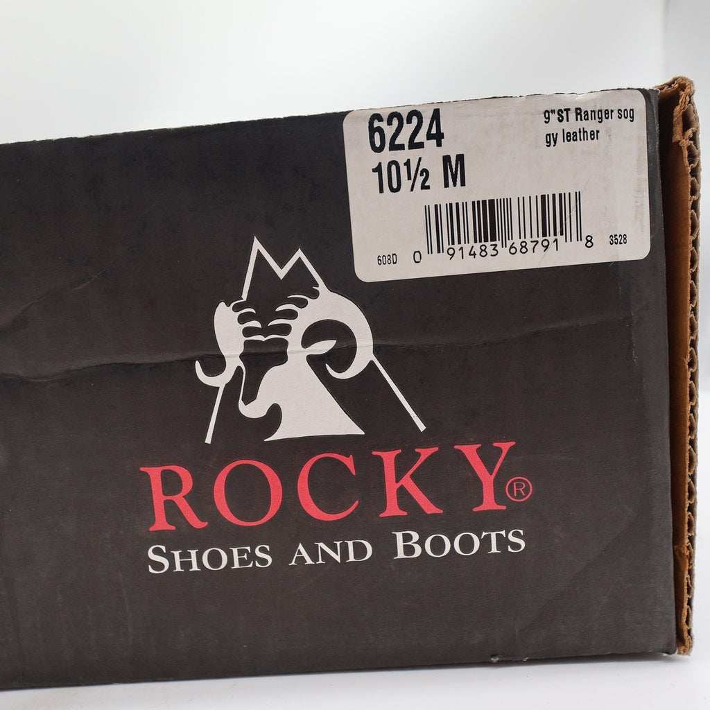 Rocky 2000s Ranger Steel Toe Work Boots Mens 10.5 M Brown Leather GORE-TEX NWT
