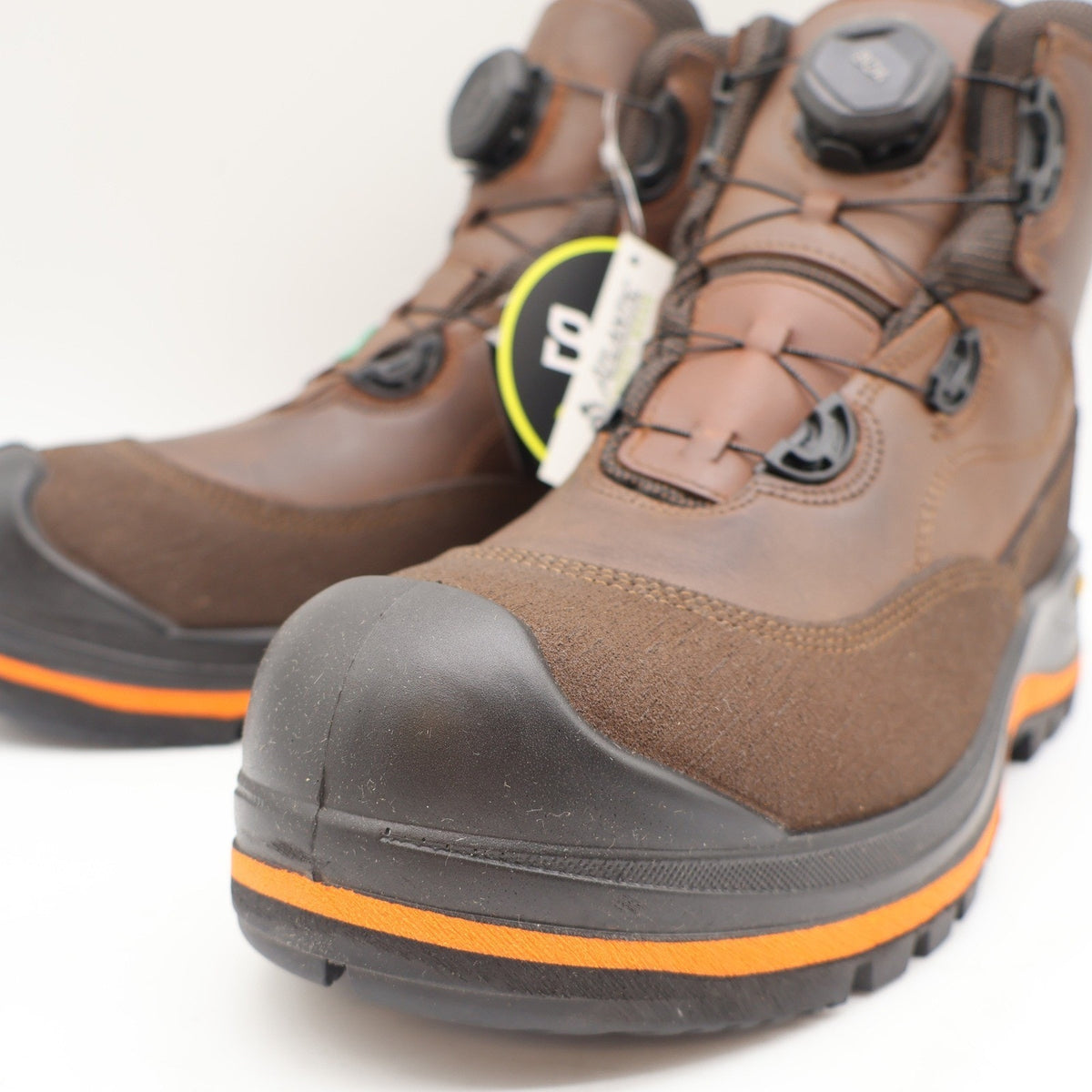 Grisport Atlantic Safety Wear BOA Wolf Boots Mens 10 Brown Leather Waterproof EH