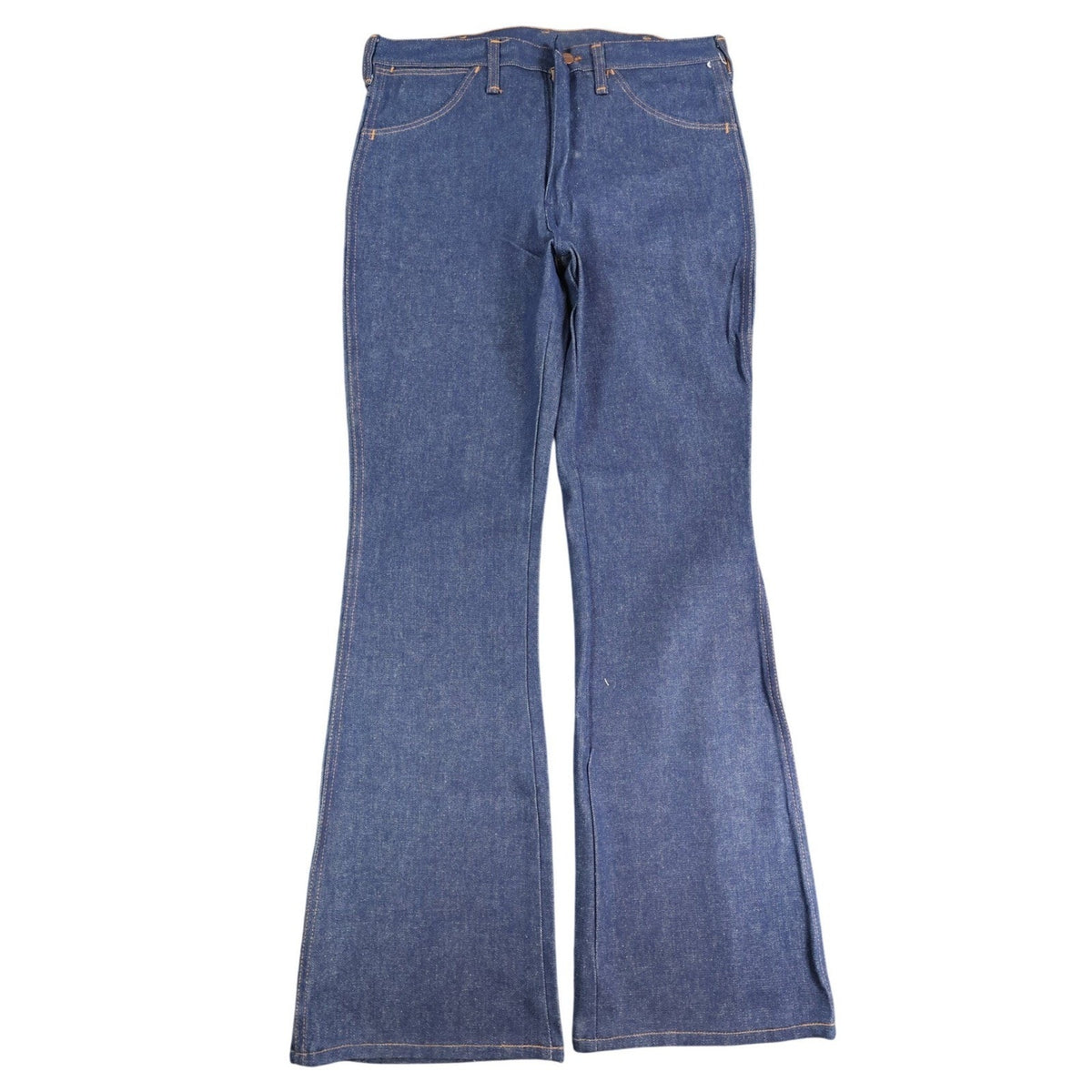 Maverick Vintage 70s Flare Jeans Mens 33x34 Blue Cotton Made in USA NOS