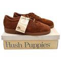 Vintage 90s Hush Puppies Cosmo Chestnut Suede Oxfords Men's 8M USA Deadstock