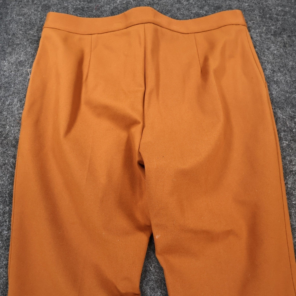 Preston & York Dress Pants Womens 14 Orange Rayon Blend Slim Ankle Career New