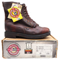 Justin 761 Double Comfort Kiltie Work Boots Men's 13 EE Brown USA Made Deadstock
