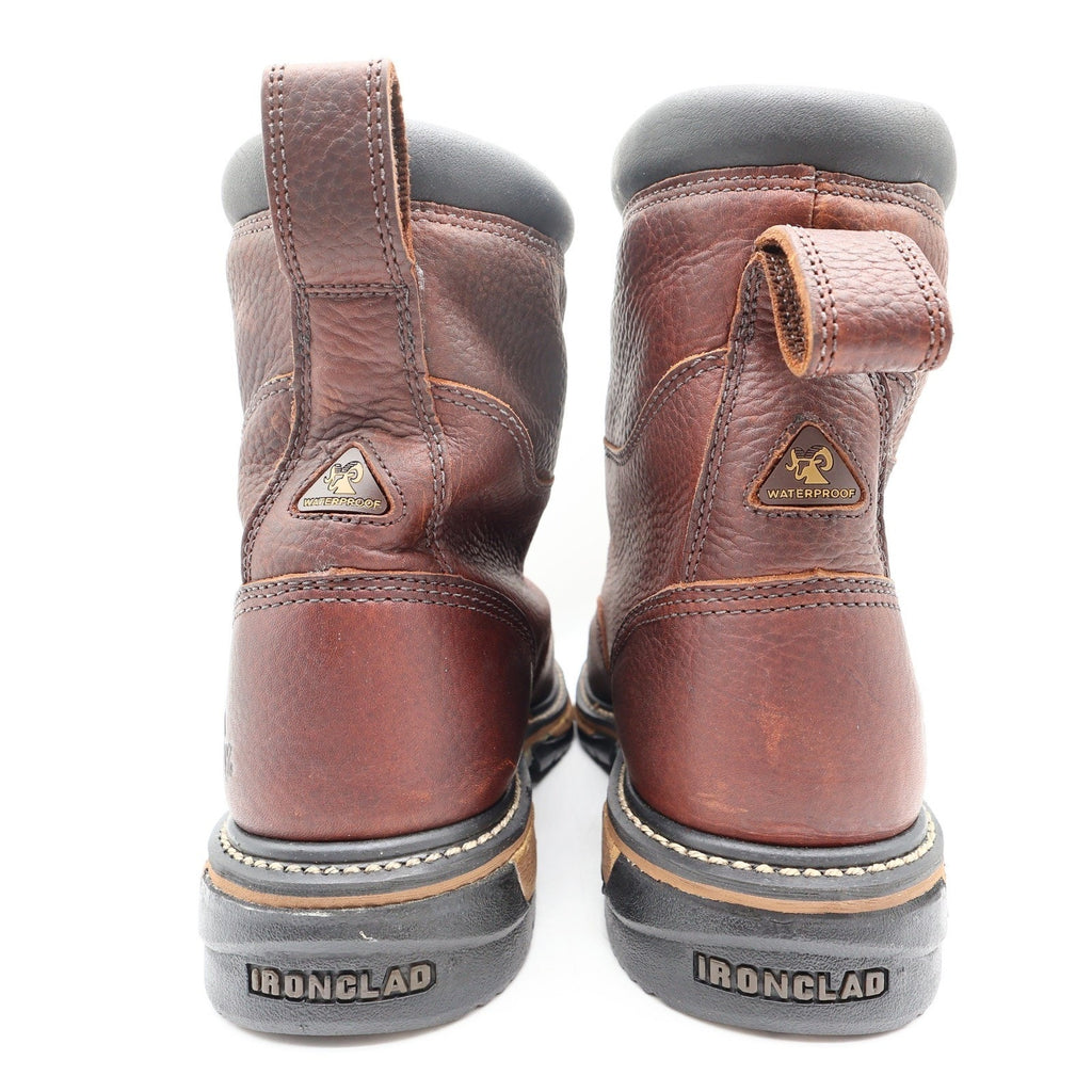 Rocky IronClad 5693 Work Boots Mens 12 M Brown Leather Waterproof NWT