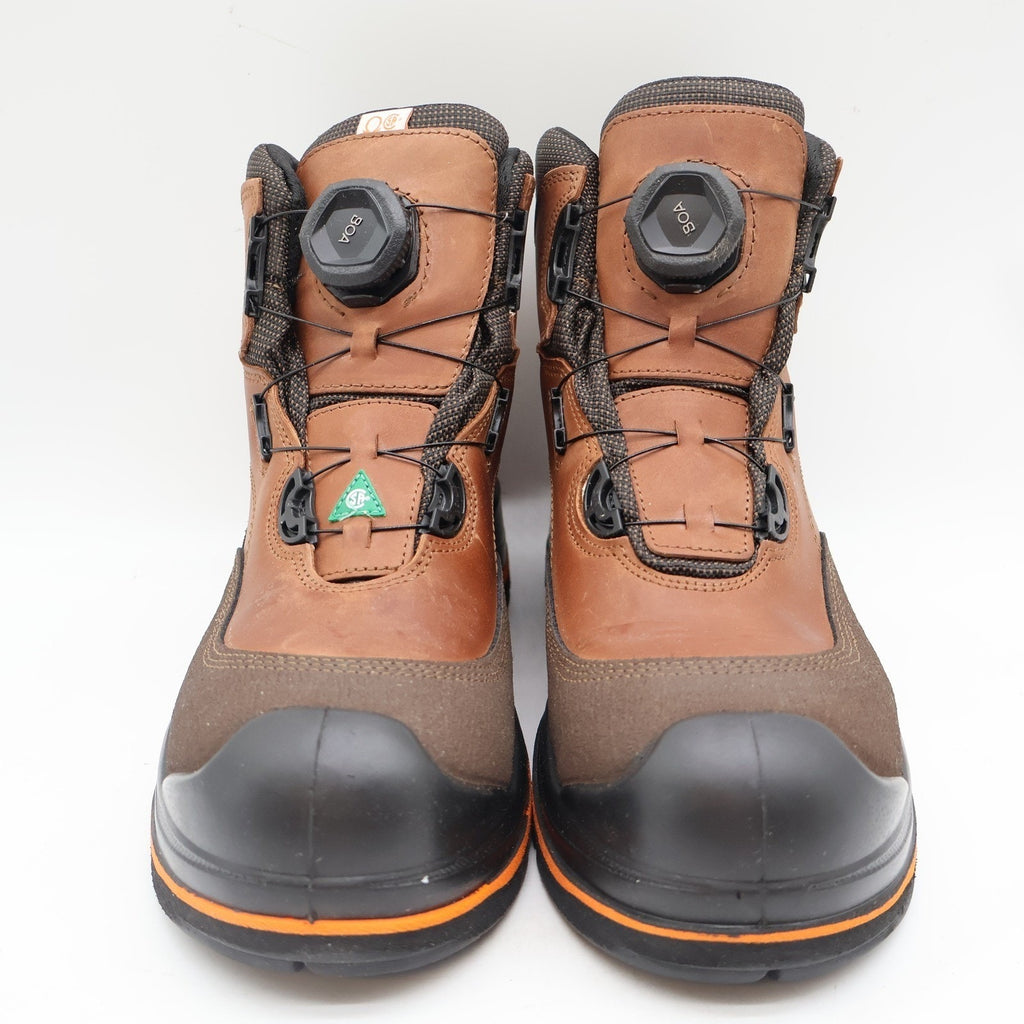 Grisport BOA Wolf Safety Boots Mens 9 Brown Leather Waterproof Vibram EH PR 6in