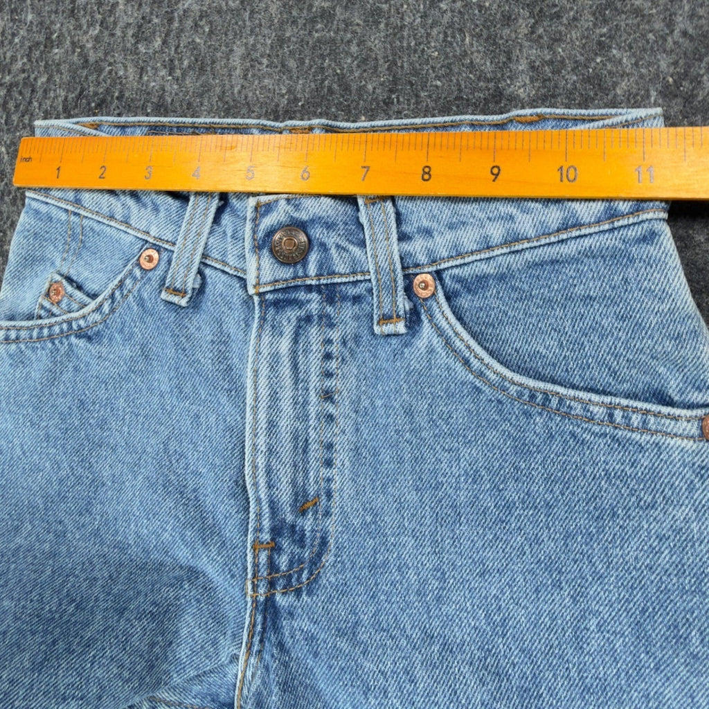Levi's Vintage 90s 550 Shorts Women 9 Blue Denim Orange Tab USA NWT - take2supply