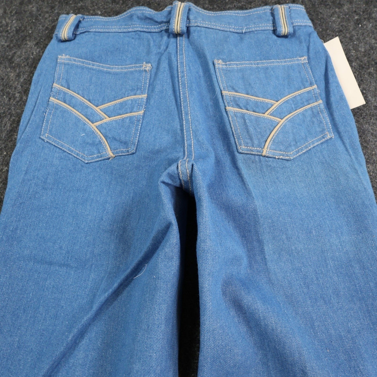 Rump Vintage 70s 80s Bootcut Jeans Mens 32x33 Blue Cotton Denim NOS NWT - take2supply
