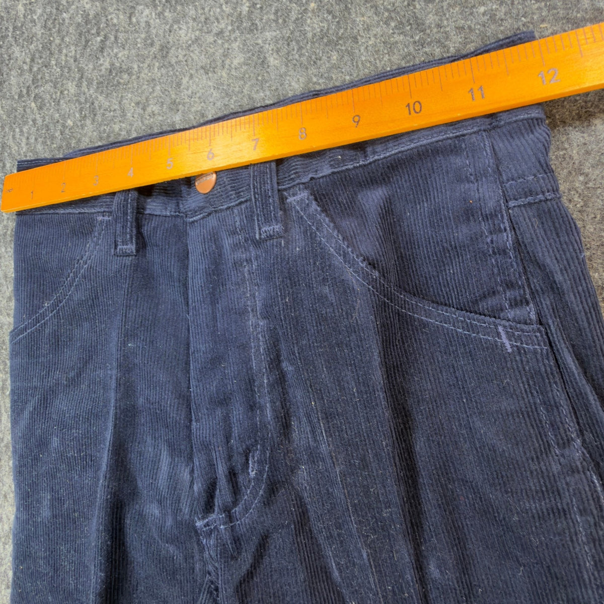 Maverick Vintage 70s Corduroy Pants Boys 12 Slim USA Navy NWT ZO21NVS - take2supply