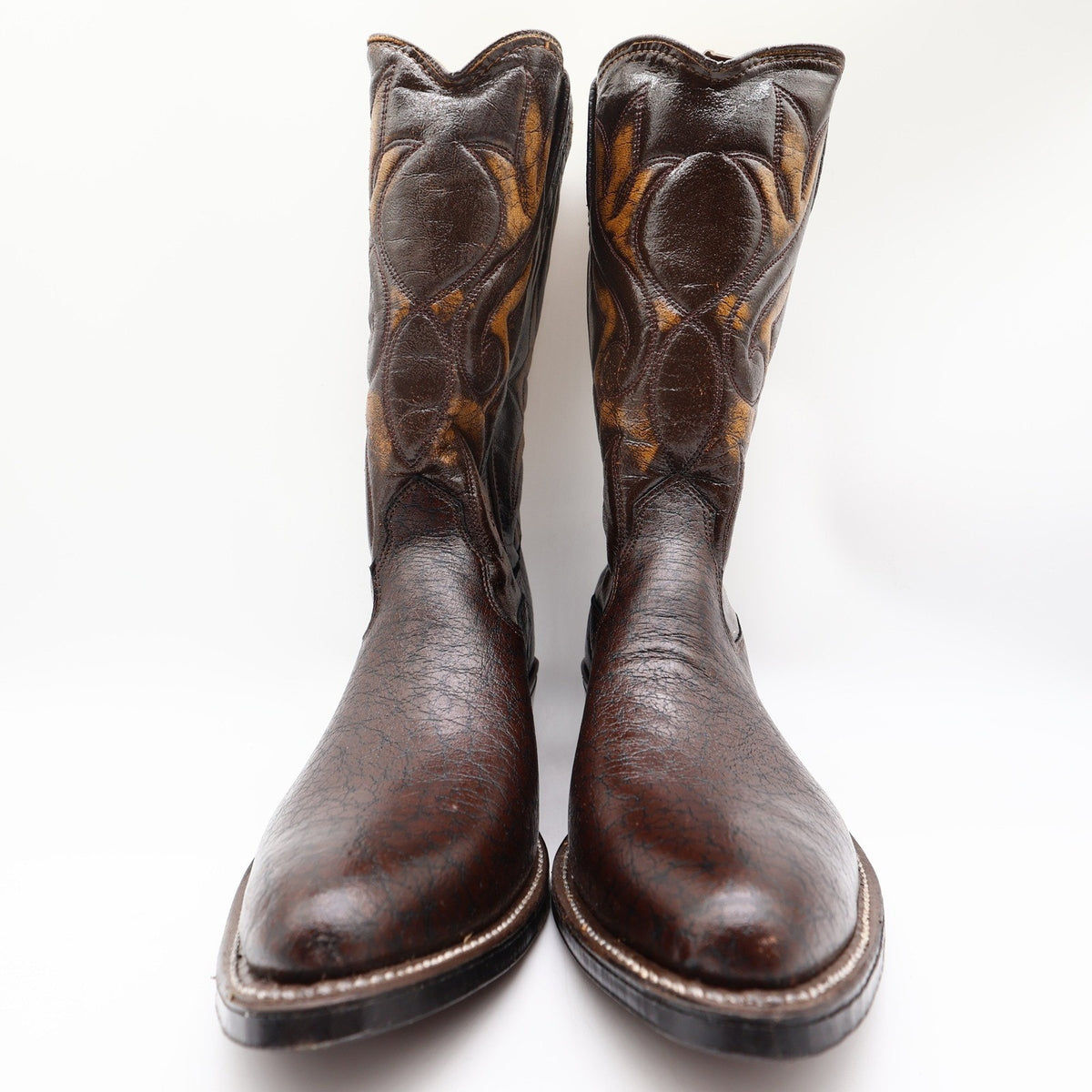 Double H 1927 Cowboy Boots Mens 11 D Brown Leather Western Deadstock NEW