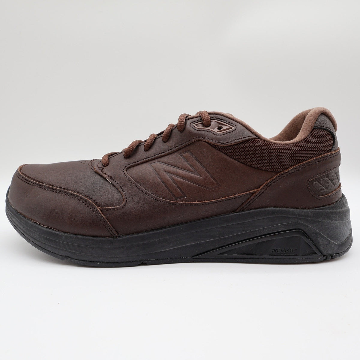 New Balance MW928BR2 Walking Shoes Mens 9.5 D Brown Leather Rollbar Sneakers