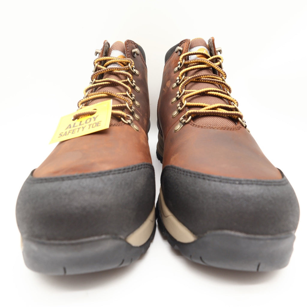 Carhartt Gilmore Work Boots Mens 12 M Brown Leather Alloy Toe Waterproof NWT - take2supply