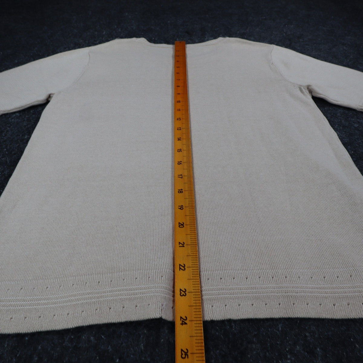 Southern Lady Sweater Womens Small NWT Y2K Buff Beige Embroidered Knit Top 122K