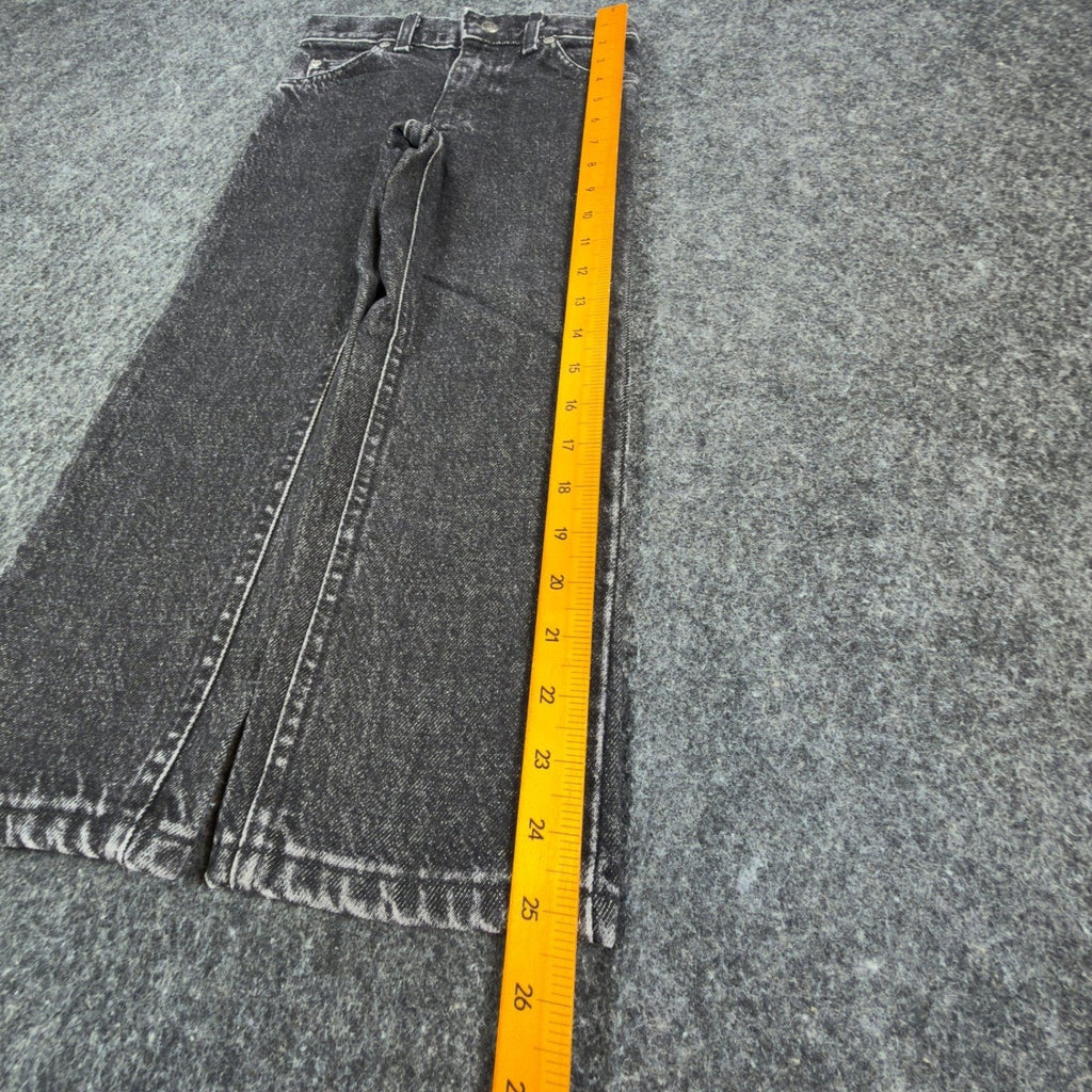 Vintage Lee Boys 5 Regular Riders Black Acid Wash Straight Leg Jeans NWT USA