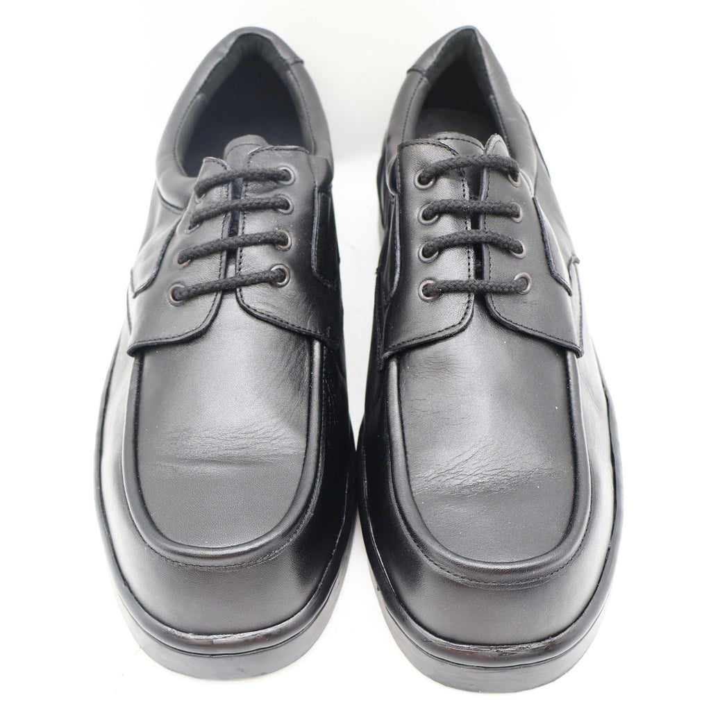 Vintage Boxer Dogs 9928 Black Leather Moc Toe Comfort Oxfords Men's 11D Deadstock