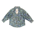 Dockers Vintage 90s Shirt Boys Small 8-10 Geometric Aztec NWT Deadstock