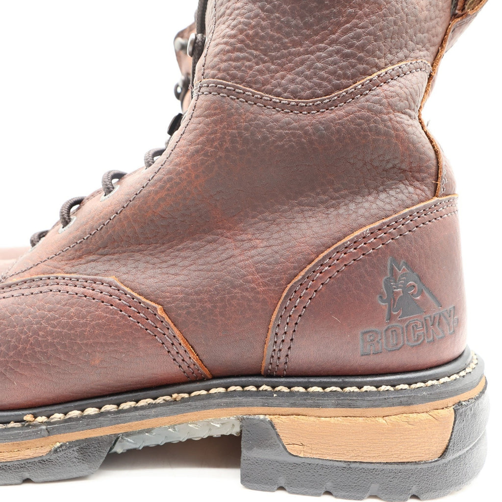Rocky IronClad 5693 Work Boots Mens 12 M Brown Leather Waterproof NWT