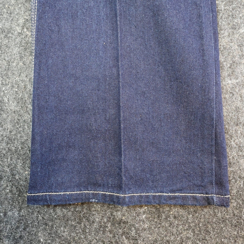 Rigolletto Vintage 70s Flare Jeans Mens 33x33 Blue Cotton Denim NOS NWT - take2supply