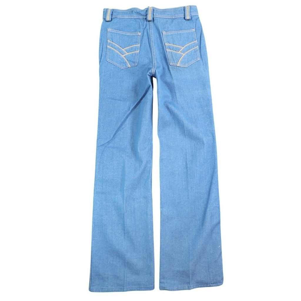 Rump Vintage 70s 80s Bootcut Jeans Mens 32x33 Blue Cotton Denim NOS NWT - take2supply