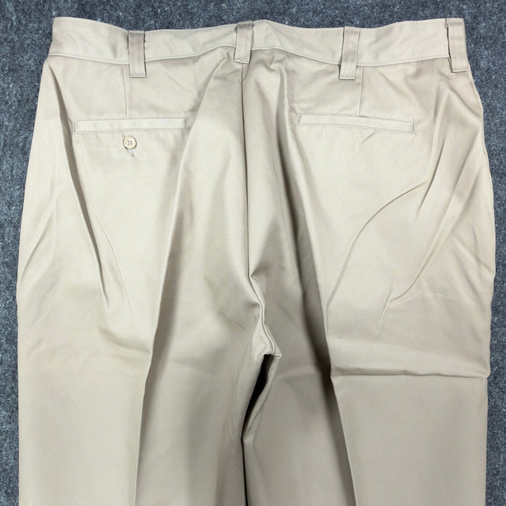 KEY Modern Workwear Chino Pants Mens 40x32 Tan Khaki Twill NWT