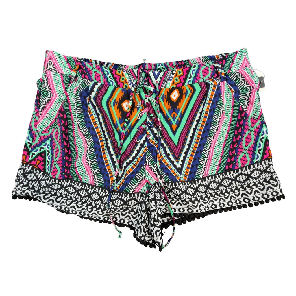 My Michelle Modern Tribal Print Shorts Juniors XL Multi Polyester NWT