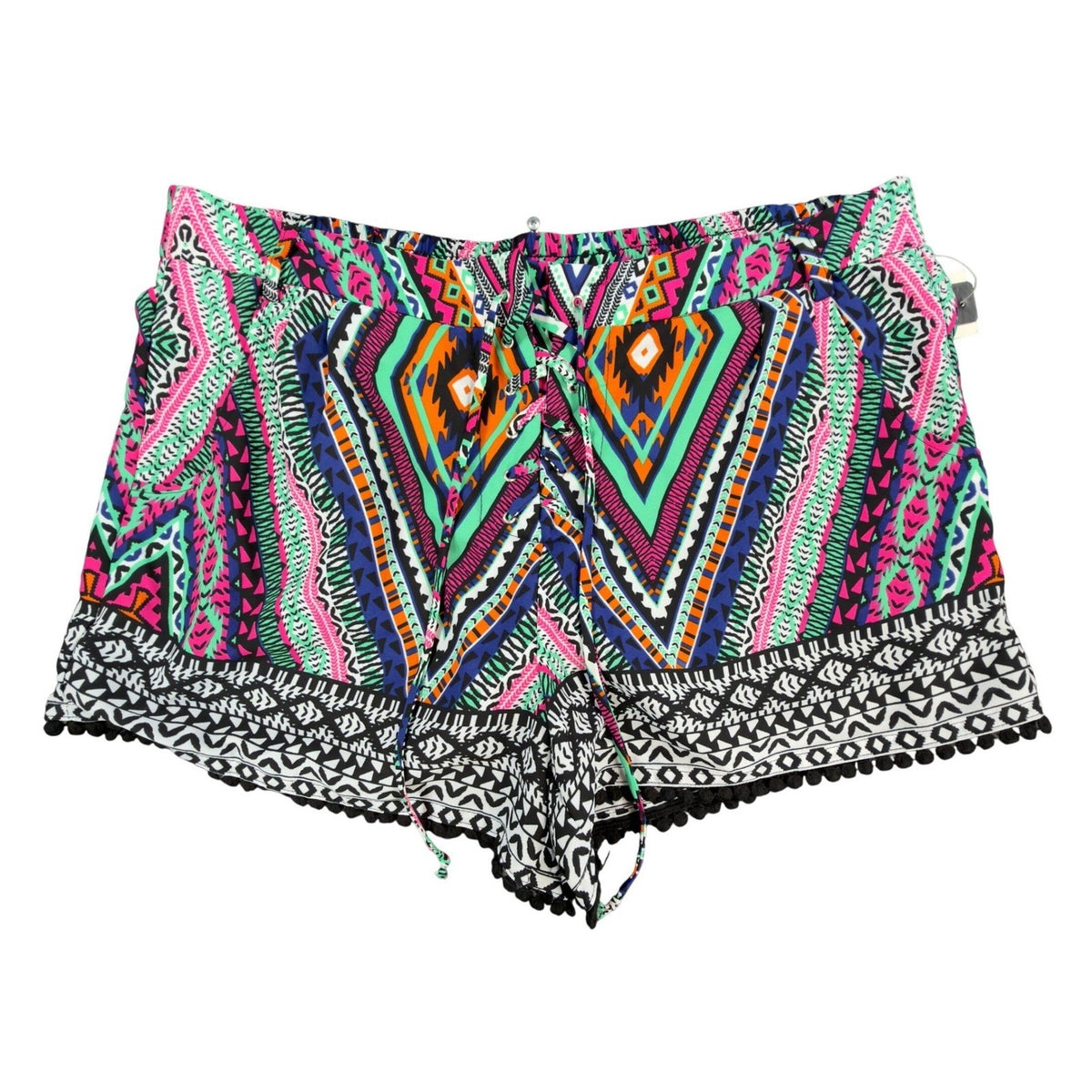 My Michelle Modern Tribal Print Shorts Juniors XL Multi Polyester NWT