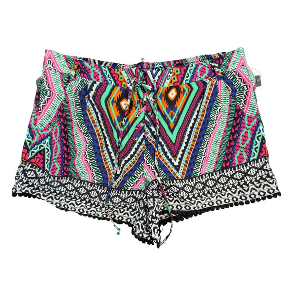 My Michelle Modern Tribal Print Shorts Juniors XL Multi Polyester NWT