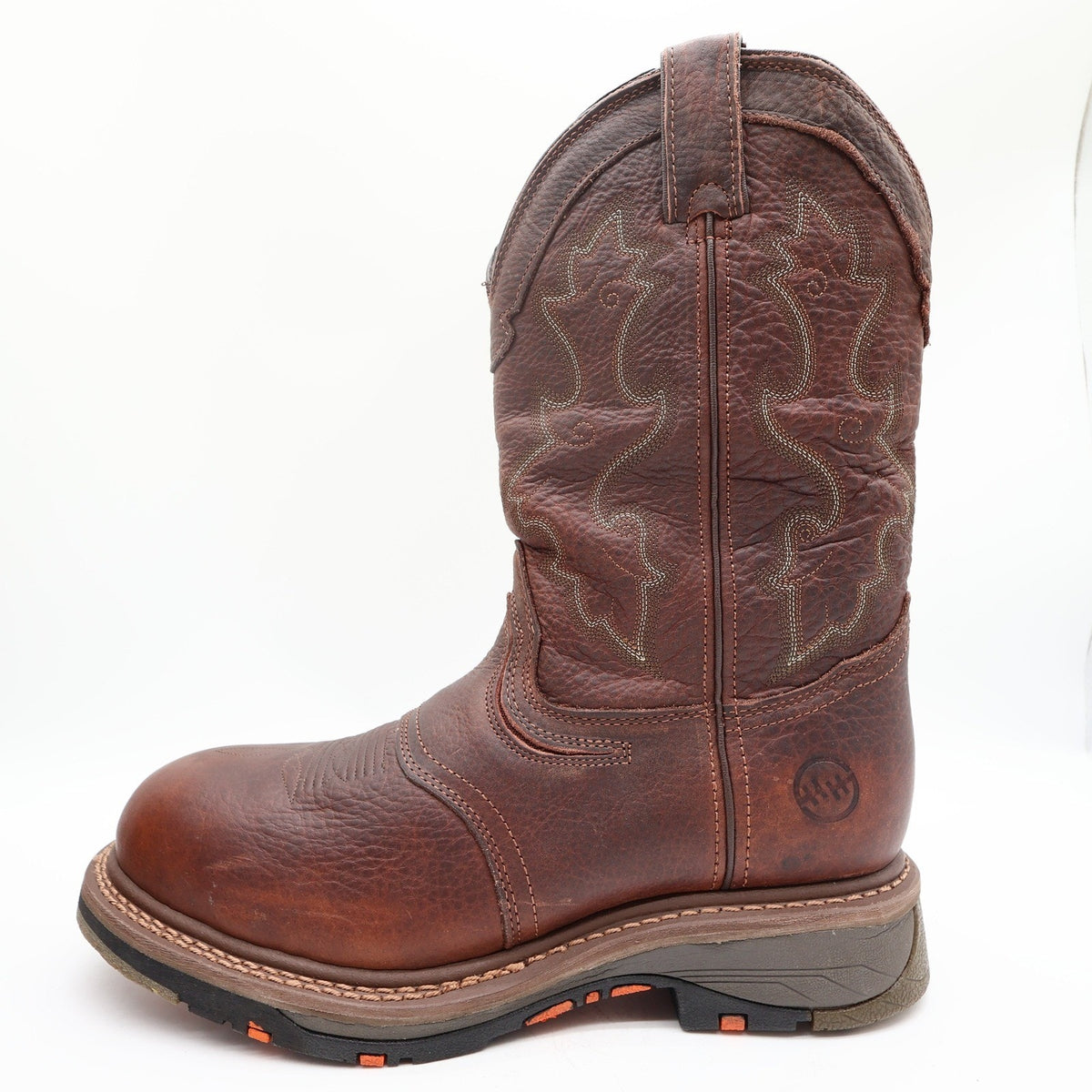 Double-H Modern Roper Boots Mens 10.5 D Brown Leather Composite Toe DH5133 NWT