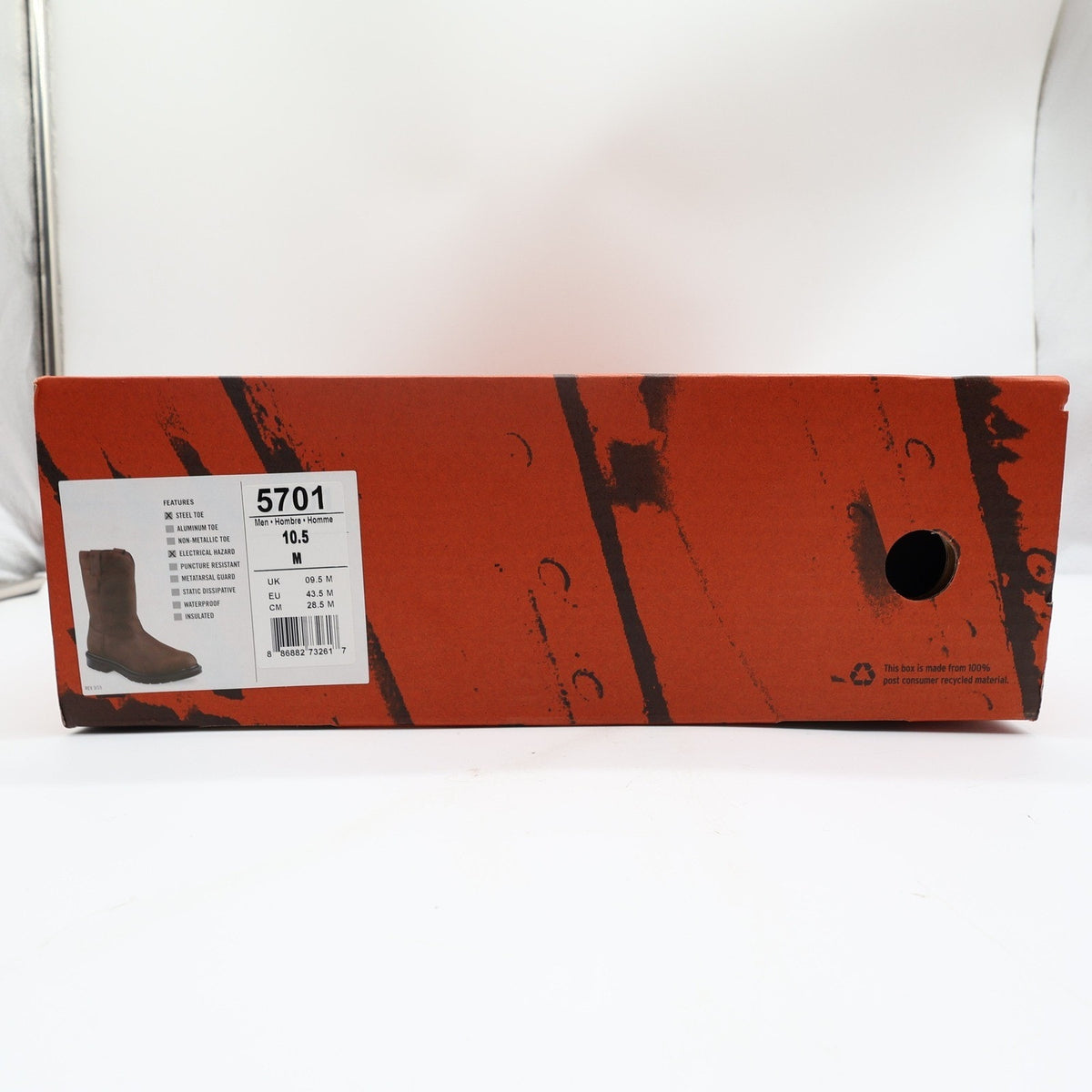 Worx 5701 Steel Toe Work Boots Mens 10.5 Brown Leather New In Box - take2supply