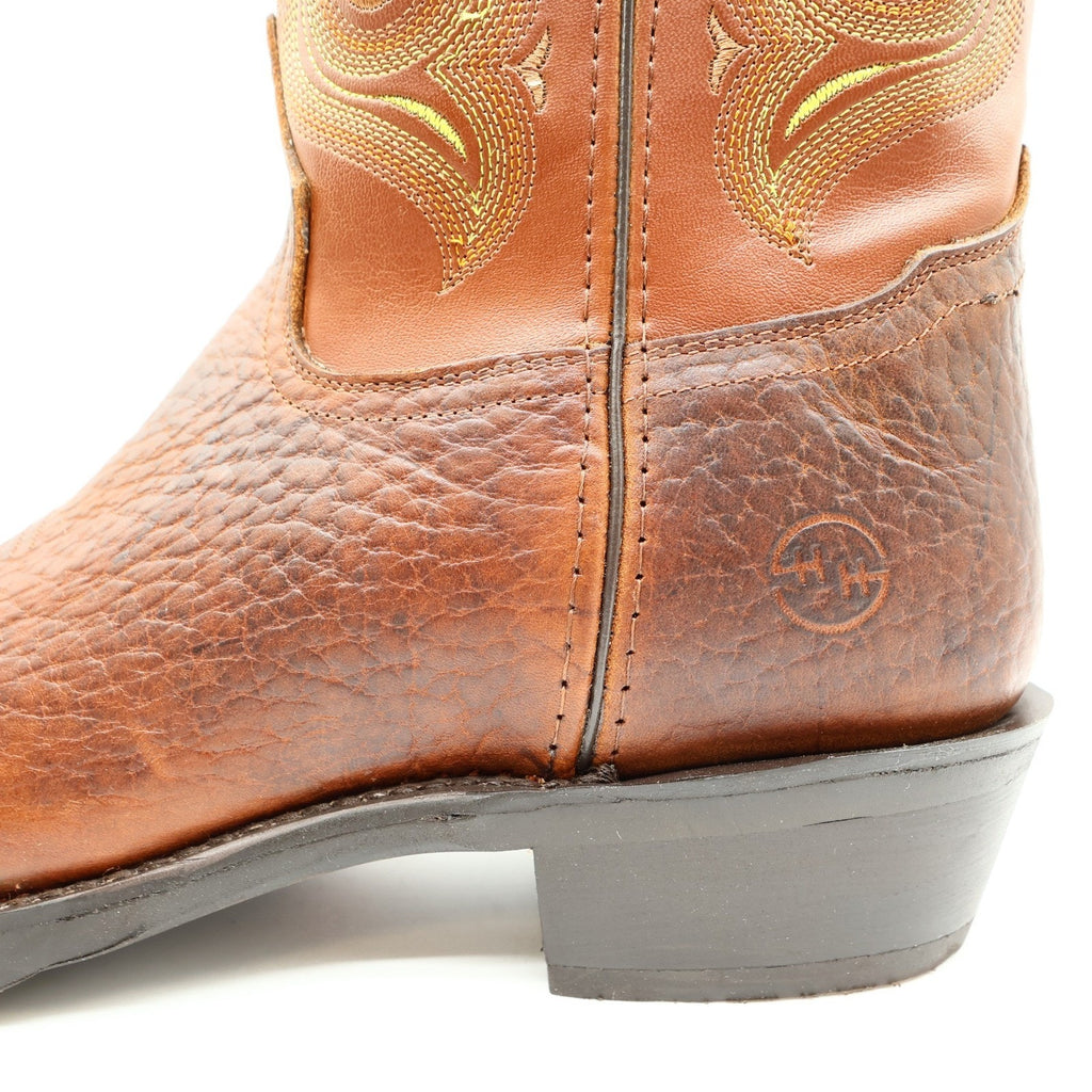 Double-H DH4417 Western Work Boots Mens 12 D Rust Leather R Toe New
