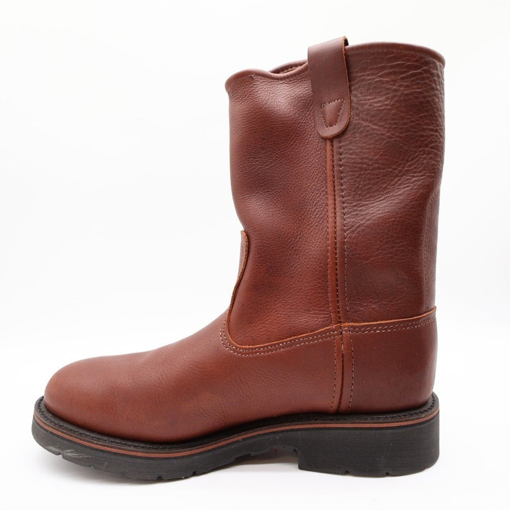 Double-H AG7 Ranchwell EH Boots Mens 8.5 EE Brown Leather New 3730 USA Made