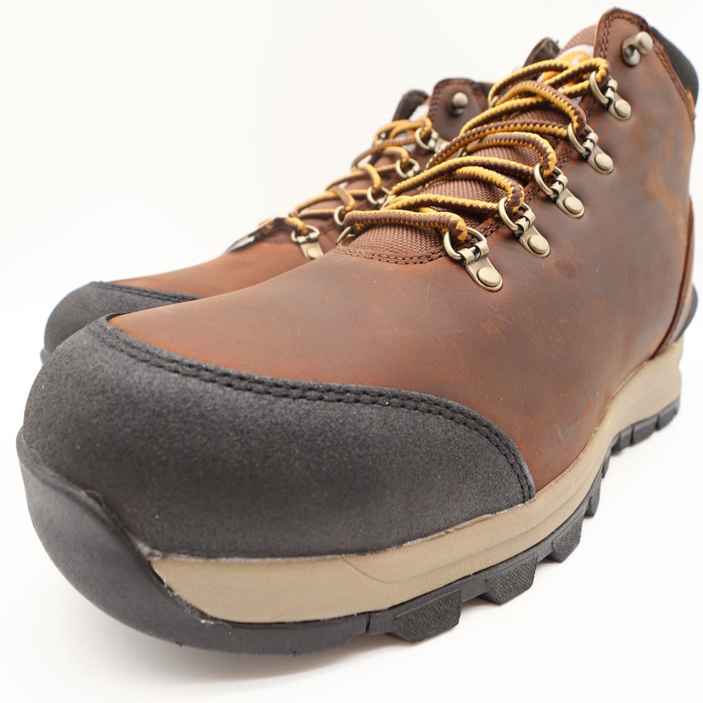 Carhartt Gilmore Work Boots Mens 12 M Brown Leather Alloy Toe Waterproof NWT - take2supply