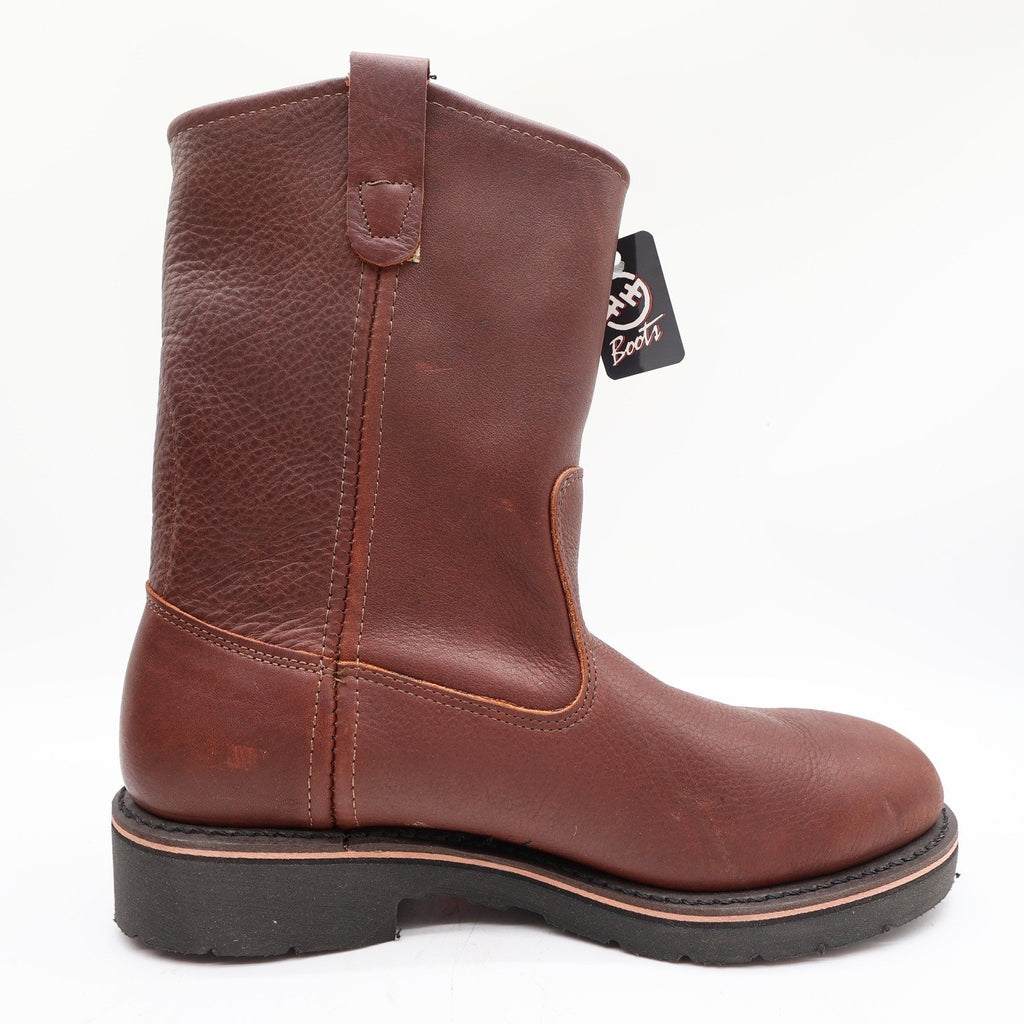 Double-H Vintage 90s Work Boots Mens 8.5 D Leather Ranchwell USA NWT Box