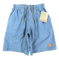 Quiksilver Vintage 90s Silver Edition Shorts Boys XL Blue Cotton NWT - take2supply