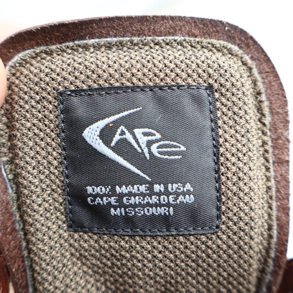 Cape Shoe Company 8" Plain Toe Boot Mens 10.5 D Vintage USA Pecan Rowdy 2001A1 - take2supply