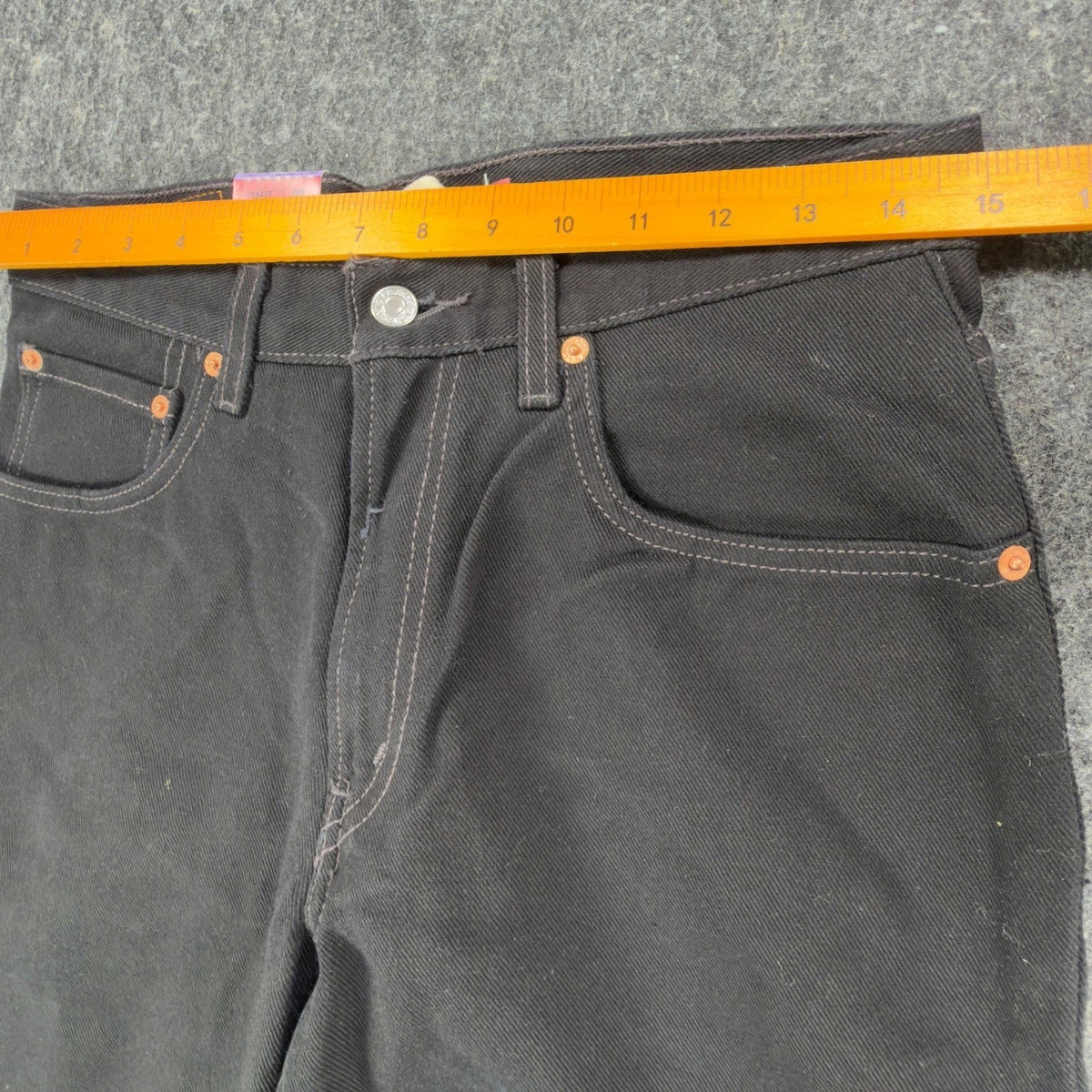 Levi's Y2K 550 Student Relaxed Fit Jeans Men 29x30 Black Denim NWT Deadstock