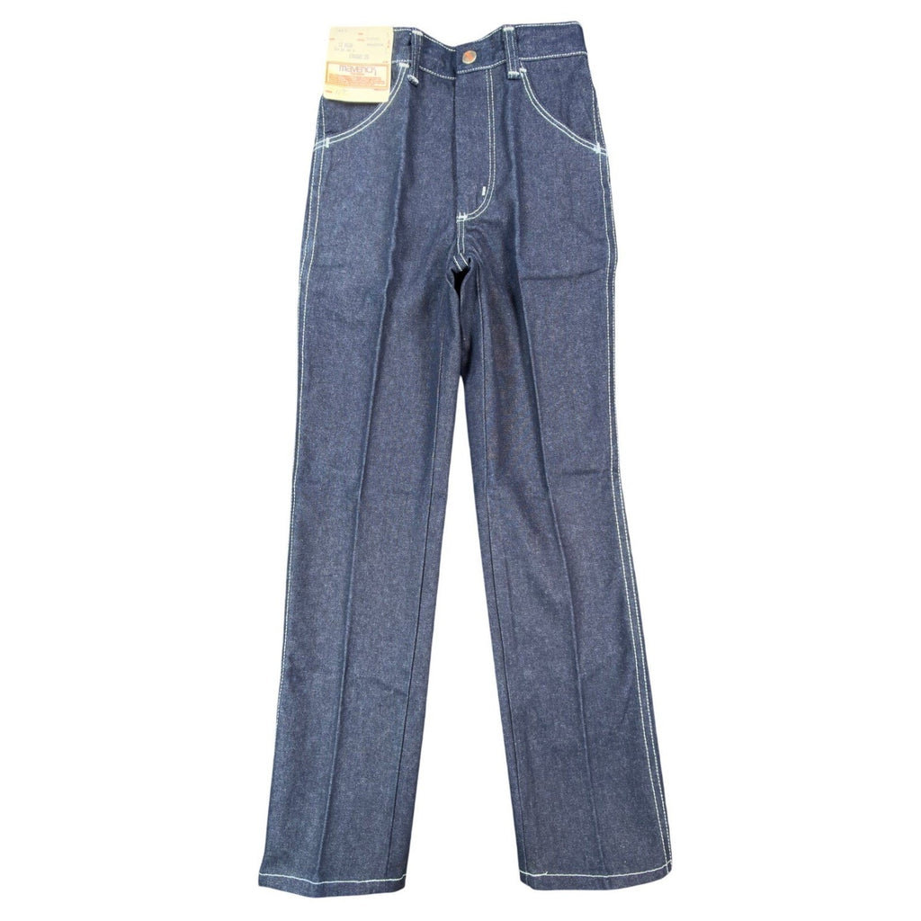 Maverick Vintage 70s Jeans Boys 12 Slim Blue Straight Leg NWT Deadstock