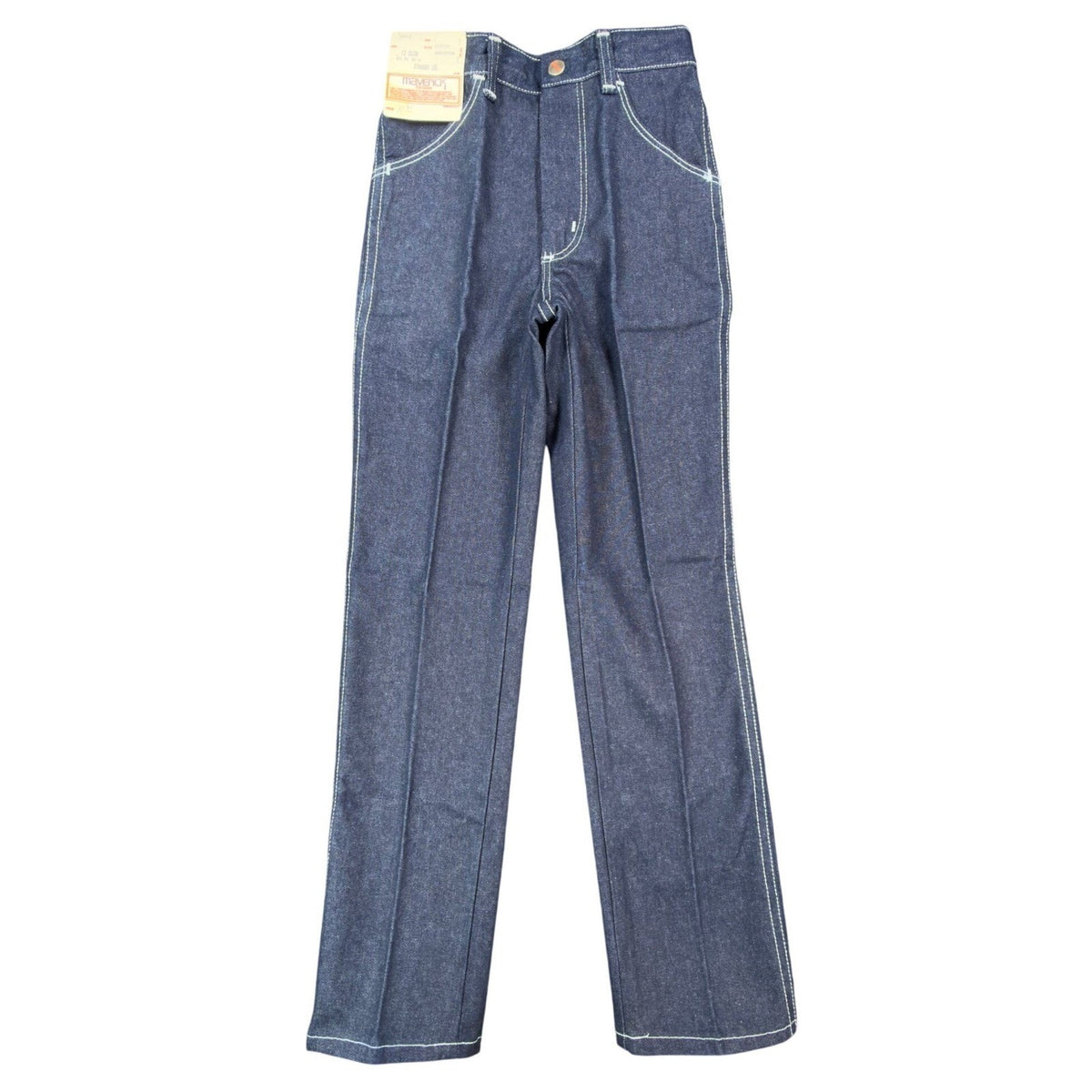 Maverick Vintage 70s Jeans Boys 12 Slim Blue Straight Leg NWT Deadstock