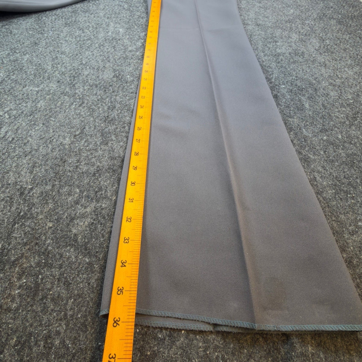 Nulook Fashions Trousers Mens 32 Vintage 70s Gray Polyester Flare Leg Deadstock