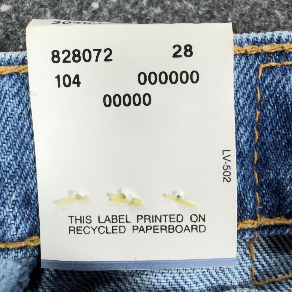 Levi's 550 Relaxed Fit Denim Shorts Mens 28 Blue Cotton Modern Excellent