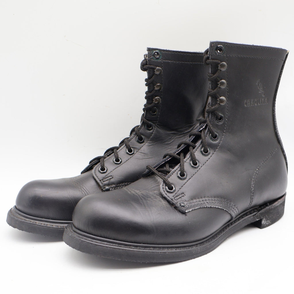 Carolina 849 Work Boots Mens 10.5 D Vintage Made in USA Black Leather Deadstock
