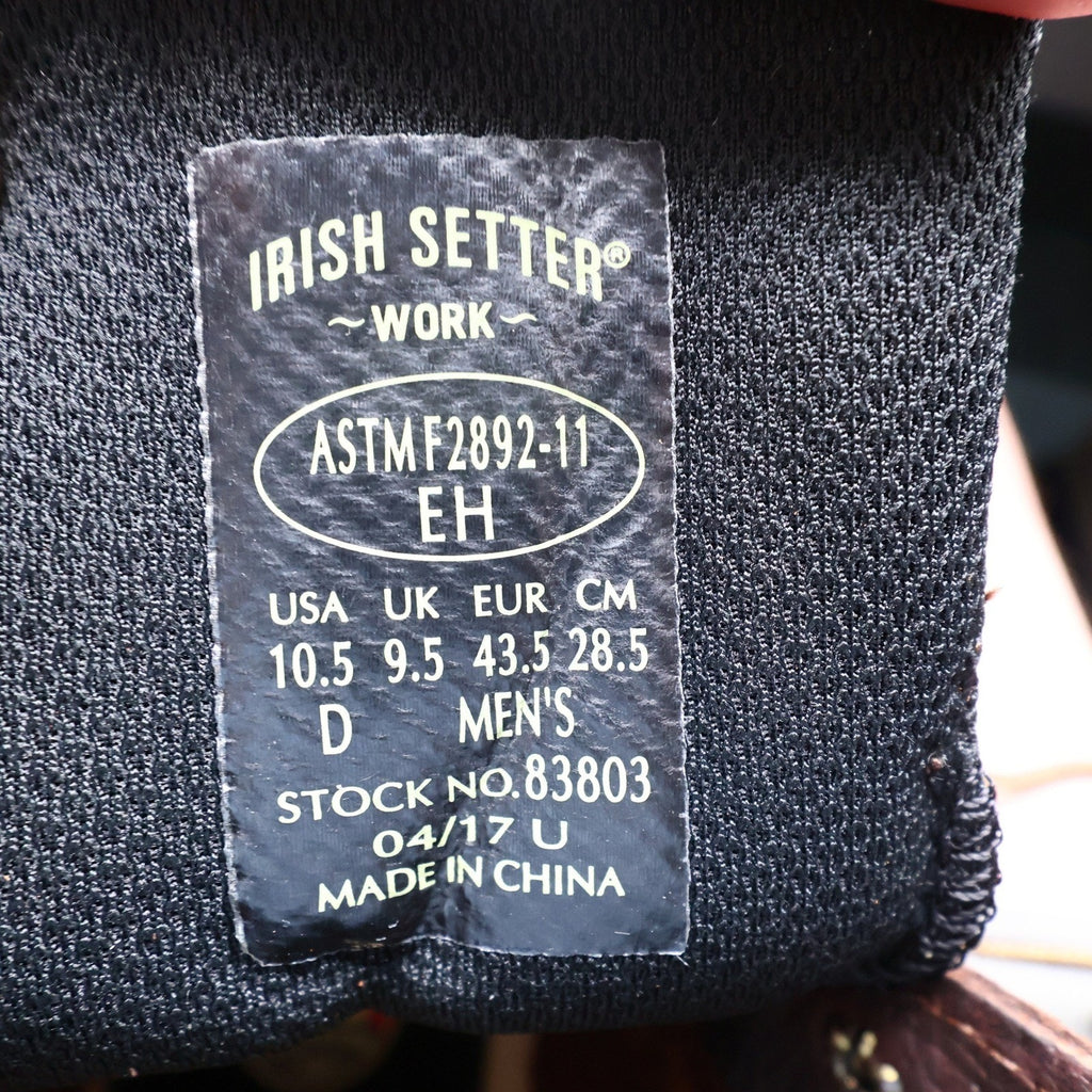 Irish Setter Work Boots Mens 10.5 D Farmington Leather EH 83803 NIB - take2supply