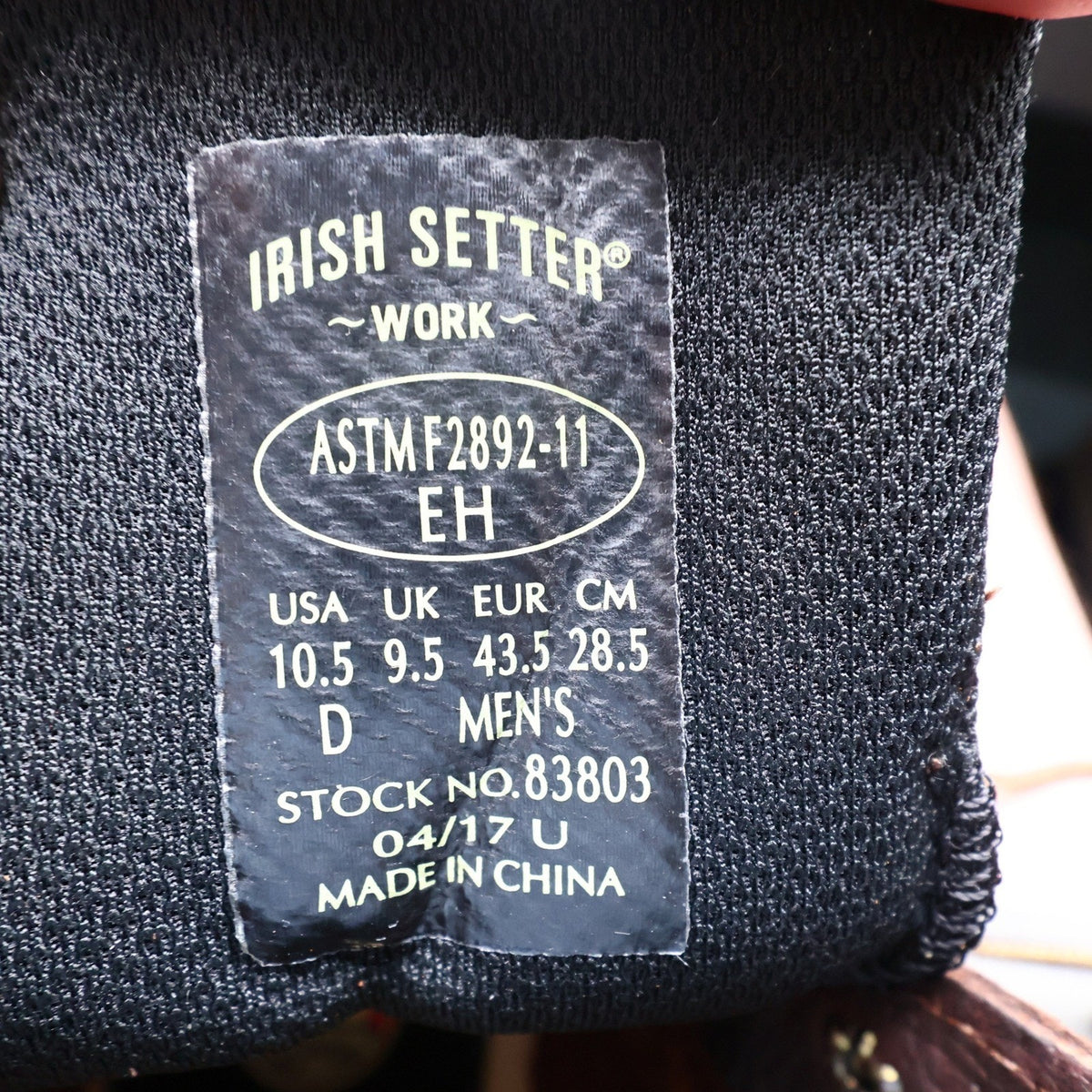 Irish Setter Work Boots Mens 10.5 D Farmington Leather EH 83803 NIB - take2supply