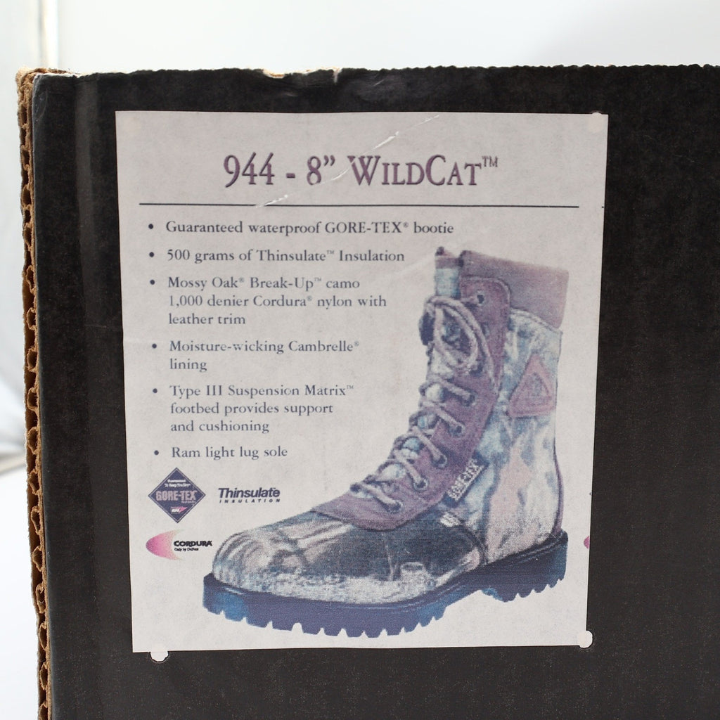 Rocky 944 WildCat 8" Hunting Boots Mens 9 MW Camo GORE-TEX NWT